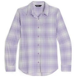 Outdoor Research Astroman Long Sleeve Sun Shirt Women's in Lavender Plaid